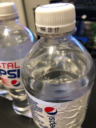 Extremely Rare Crystal Pepsi March 20,  2017 exp.  Date 3
