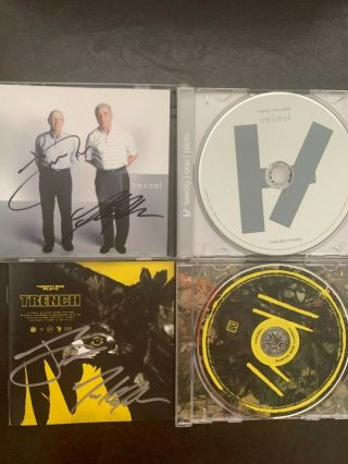 Twenty One Pilots Signed Trench Cd And Vessel Tyler And Josh