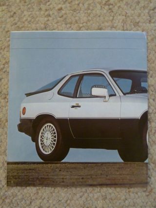 1979 Porsche 924 Turbo Showroom Sales Folder / Brochure RARE Awesome L@@K 5