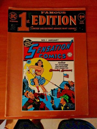 Famous First Edition C - 30 Sensation Comics Wonder Woman 1974 Fine