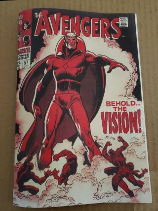 Avengers 57 Custom Made Cover W/ 1970 