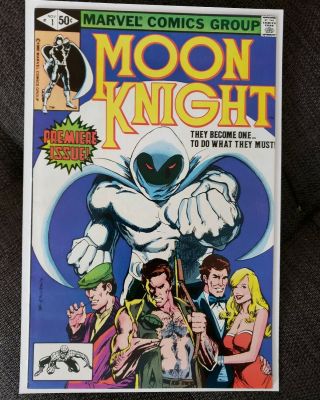 Moon Knight 1 Cgc 9.  6 - 9.  8 (marvel,  1980) First Series First App Of Bushman