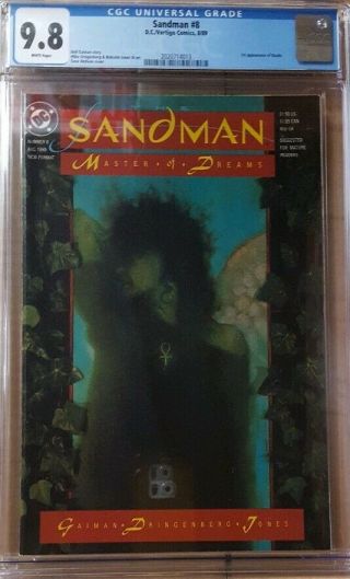 Sandman 8 Cgc 9.  8 1st Appearance Death 1989 Netflix