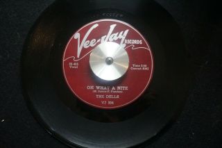 Doo Wop 45 The Dells Oh What A Night Vee Jay Vg,  Press 7