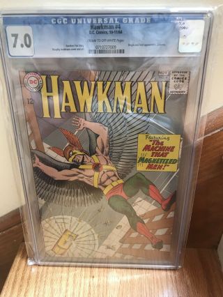 Hawkman 4 Cgc 7.  0 Origin & First Appearance Of Zatanna