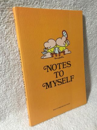 Rare Ziggy Collectable " Notes To Myself " Blank Notebook Tom Wilson 1980