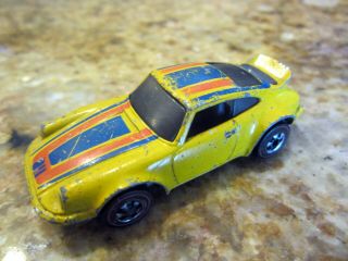 Mattel 1974 Vintage Hot Wheels Yellow " Porsche Carrera” Redline