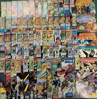 Guardians Of The Galaxy 1 - 62 W/ Ann 1 - 4 1990 Complete Set Mn - 1554