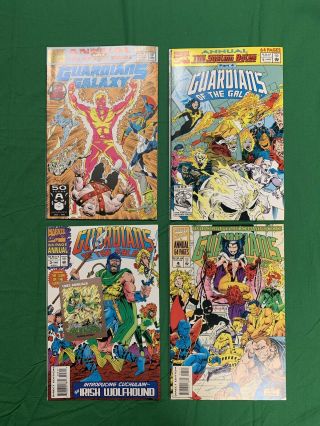 GUARDIANS OF THE GALAXY 1 - 62 w/ ANN 1 - 4 1990 COMPLETE SET MN - 1554 2