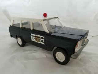 Vintage Tonka Jeep Wagoneer Hi - Way Patrol
