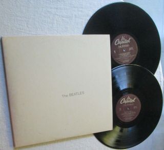 1978 Capitol Records Reissue The Beatles The White Album Vinyl Double Lp