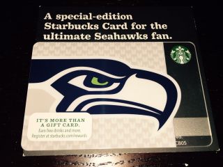 Starbucks Card 2013 Seattle Seahawks The Limited Edition Rare