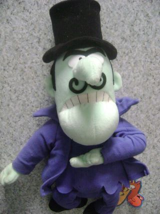 The Adventures Of Rocky And Bullwinkle Plush Beanie Snidely Whiplash