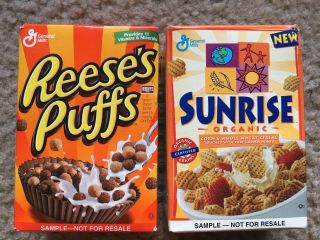 Cereal Boxes Sample Size Reese 