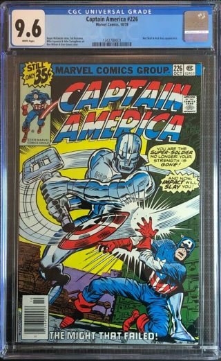 Captain America 226 - Cgc 9.  6 - White Pages - Newsstand Edition