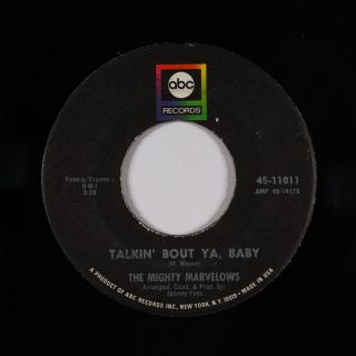 Northern Soul 45 - Mighty Marvelows - Talkin 