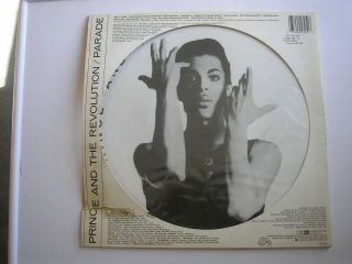 Prince & The Revolution Parade Uk Lp Picture Disc 1986 Ex,
