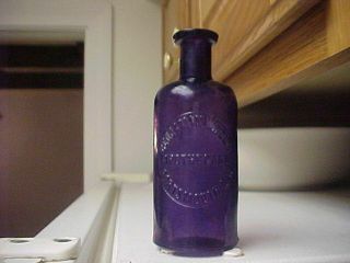 Ben Green - Apothecary - Portsmouth,  N.  H.  - Purple - Vintage Nh Druggist Bottle