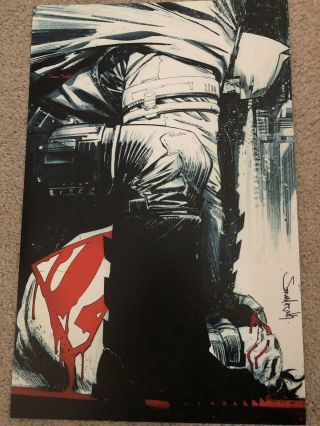 Sean Gordon Murphy Batman Superman Print - 11x17 - Signed