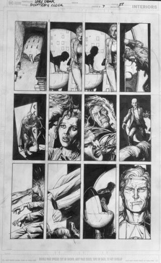 Gary Frank Doomsday Clock Comic Art 7 P27 Batman,  Watchmen,  Superman