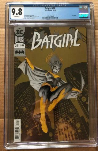Batgirl 28 (2018) Cgc 9.  8 1st Print Tedesco Foil Cover