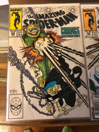The Spider - Man 298 And 299 (Mar 1988,  Marvel) First Mcfarlane 2