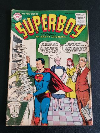 Dc Superboy Comic Pa Kent 
