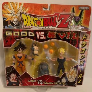 Dragon Ball Z Good Vs Evil Goku Vs Majin Vegeta Jakks Pacific.