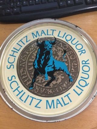 Vintage Schlitz Malt Liquor Beer Tray