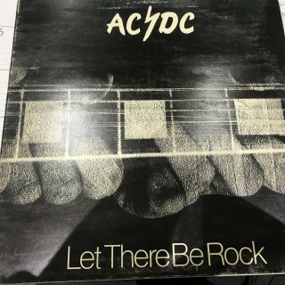 Ac/dc 1977 Lp Let There Be Rock Rare Oz Albert Aplp 022 A2/b2 Blue Vg,  /,  No Roo