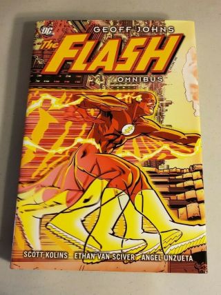 The Flash Omnibus Vol 1 By Geoff Johns Rare Htf Hc Hardcover 448 Pages