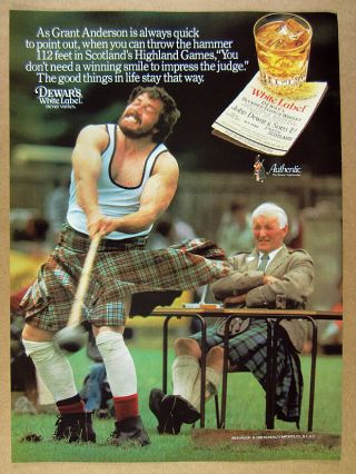 1986 Scotland Highland Games Hammer Throw Photo Dewar 