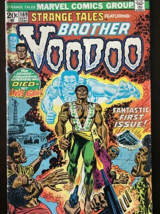 Strange Tales 169 Brother Voodoo 1st Appearance Dr.  Strange Movie ⭐️⭐️⭐️