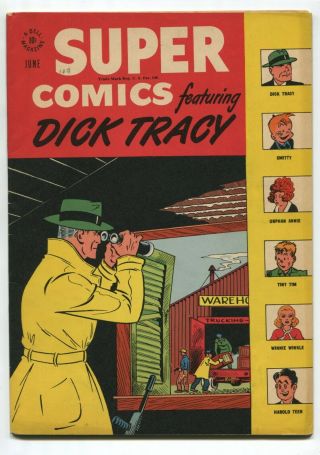 1947 Dell Comics 109 Featuring Dick Tracy Fn/vf B2