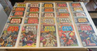 Marvel Star Wars Comic Books Complete Run 1 - 107,  1 - 3 Annuals Fine/ Nm