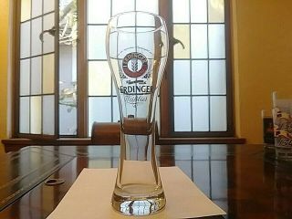 Erdinger Weissbrau Beer Glass 0.  5 Liter Rastal 10 " Tall Aus Bayern