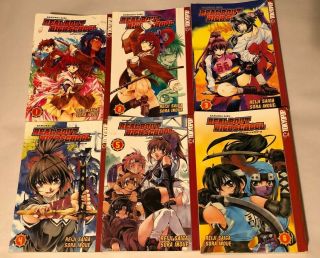 Samurai Girl Real Bout High School Volumes 1 - 6 Graphic Novel English Manga
