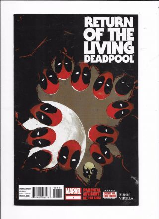 Return Of The Living Deadpool 1 - 4 Full Set Marvel Comics (2015) 1st Print