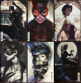 Catwoman 1 2 3 4 5 6 Artgerm Variant Cover Set.  (dc 2018)