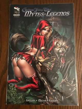 Grimm Fairy Tales Myths & Legends 1 Ebas Cover Zenescope Red Riding Hood 1st