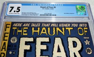 Haunt of Fear 6 E.  C.  EC Comics 3 - 4/51 CGC 7.  5 Ray Bradbury Adaptation Old Witch 2