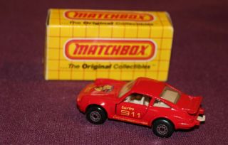 Matchbox Superfast 3 Porsche 911 Turbo Red -