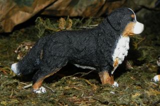 Retired Schleich Bernese Mountain Female Dog For 5 " Nativity Scene Animal Perro