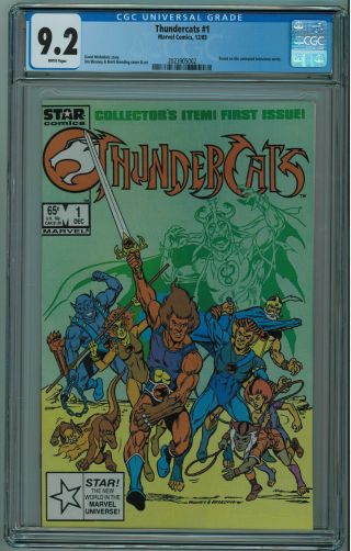 Thundercats 1 Cgc 9.  2 White Pages 1985