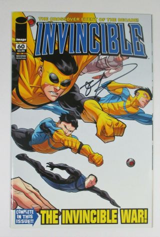 Invincible 60 Rare Second Print Signed Robert Kirkman Image Comics