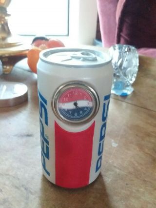 Pepsi Mini Clock Can