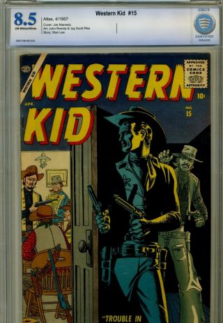 Western Kid 15 Cbcs 8.  5 Universal Off White/white Pages