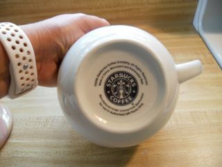 LARGE 2006 Starbucks White Ceramic Coffee Tea Cup Mug Cereal Bowl 4