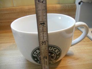 LARGE 2006 Starbucks White Ceramic Coffee Tea Cup Mug Cereal Bowl 5