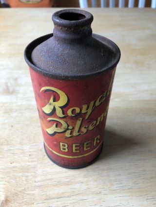 Vintage Royal Pilsener Beer Can Cone Top Chicago Koller Brewing Company Rare